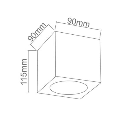 Open Design OR81039 - Faretto CUBO 1xG9/8W/230V trasparente/cromo lucido