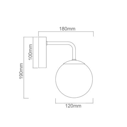Open Design OR81381 - Applique da bagno BAO 1xG9/8W/230V IP44 cromo lucido