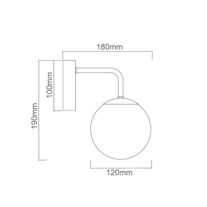 Open Design OR81398 - Applique da bagno BAO 1xG9/8W/230V IP44 dorata