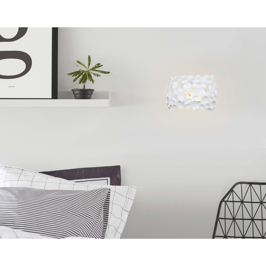 Open Design OR81466 - Applique da parete CARERA 1xG9/7W/230V bianco