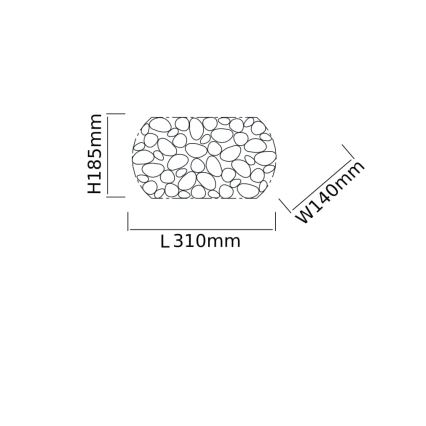 Open Design OR81473 - Applique CARERA 1xG9/7W/230V cromo lucido
