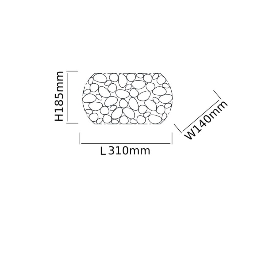 Open Design OR81473 - Applique CARERA 1xG9/7W/230V cromo lucido