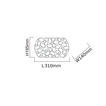 Open Design OR81480 - Applique CARERA 1xG9/7W/230V oro rosa