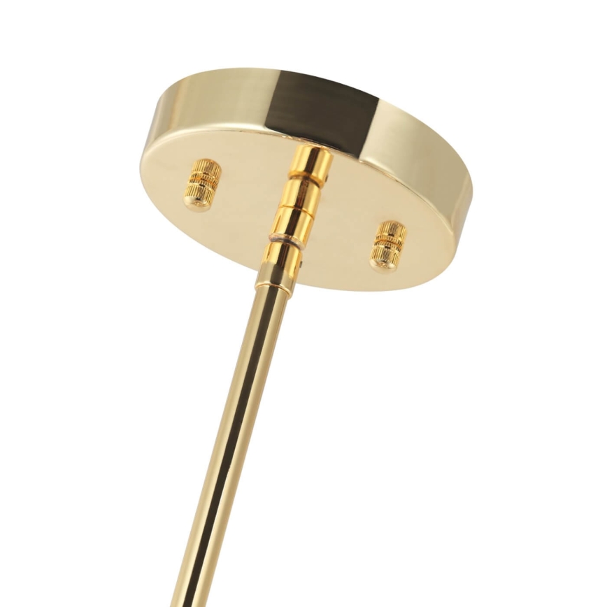 Open Design OR84146 - Lampadario a sospensione su asta STANZA 4xE27/15W/230V Ø 55 cm oro/nero