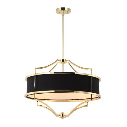 Open Design OR84160 - Lampadario a stelo STESSO 4xE27/15W/230V Ø 55 cm oro/nero