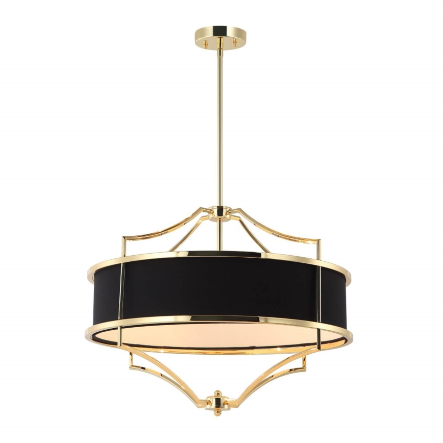 Open Design OR84160 - Lampadario a stelo STESSO 4xE27/15W/230V Ø 55 cm oro/nero