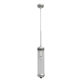 Open Design OR84351 - Lampadario a sospensione con cavo FIATTO 1xE14/12W/230V, cromo lucido