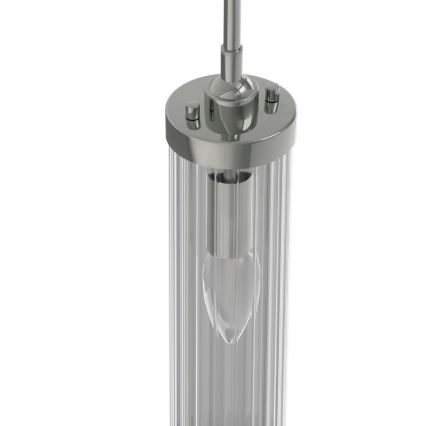Open Design OR84351 - Lampadario a sospensione con cavo FIATTO 1xE14/12W/230V, cromo lucido