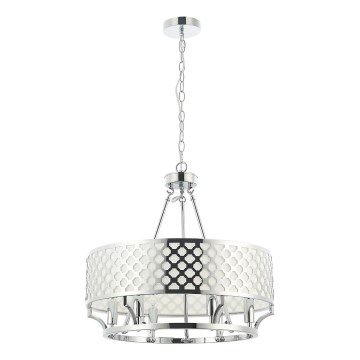 Open Design OR84375 - Lampadario a catena VERNO 6xE14/12W/230V Ø 55 cm cromo lucido
