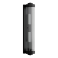 Open Design OR84498 - Applique da parete per bagno FUMI 2xG9/8W/230V IP44 nera