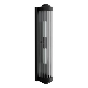 Open Design OR84498 - Applique da parete per bagno FUMI 2xG9/8W/230V IP44 nera