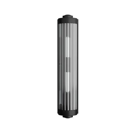 Open Design OR84498 - Applique da parete per bagno FUMI 2xG9/8W/230V IP44 nera
