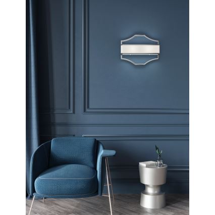 Open Design OR84504 - Applique a parete GERDO 2x E14/12 W/230 V cromo lucido/bianco