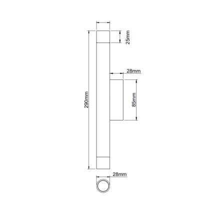 Open Design OR84573 - Lampada da parete Q 2xG9/3,5W/230V nero/oro