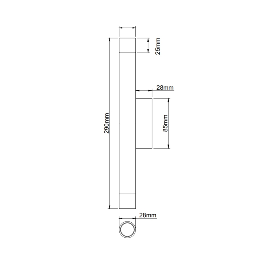 Open Design OR84573 - Lampada da parete Q 2xG9/3,5W/230V nero/oro
