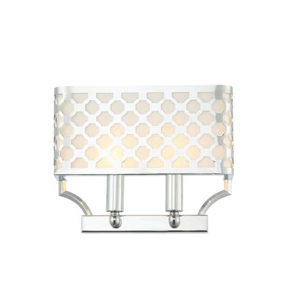 Open Design OR84597 - Applique VERNO 2xE14/12W/230V cromo lucido