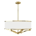 Open Design OR84825 - Lampadario a stelo GERDO 4xE27/12W/230V oro/bianco