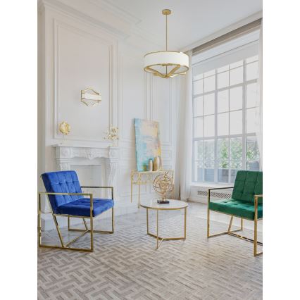 Open Design OR84825 - Lampadario a stelo GERDO 4xE27/12W/230V oro/bianco