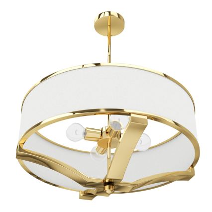 Open Design OR84825 - Lampadario a stelo GERDO 4xE27/12W/230V oro/bianco