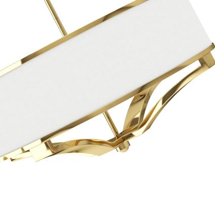 Open Design OR84825 - Lampadario a stelo GERDO 4xE27/12W/230V oro/bianco