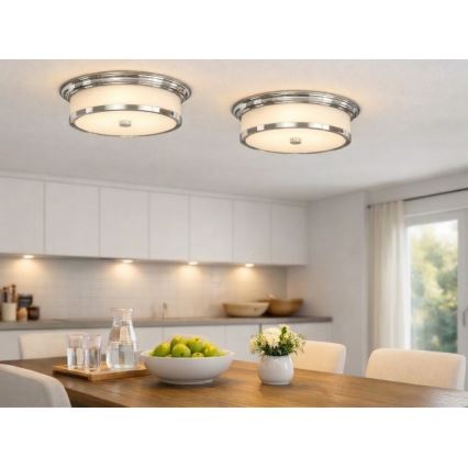 Open Design OR84863 - Plafoniera FAMBURO 3xE14/12W/230V Ø 31 cm cromo lucido