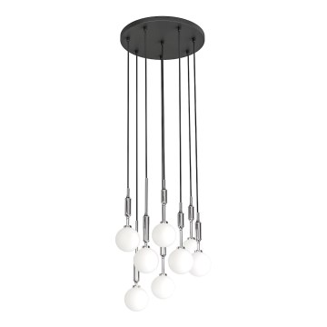 Open Design OR85327 - Lampadario sospeso a cavo ERO 8xG9/8W/230V cromato lucido