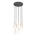 Open Design OR85334 - Lampadario sospeso su cavo ERO 8xG9/8W/230V oro
