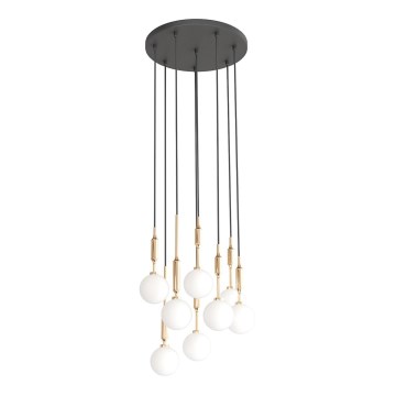 Open Design OR85334 - Lampadario sospeso su cavo ERO 8xG9/8W/230V oro