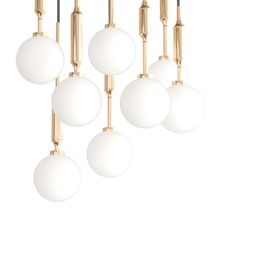 Open Design OR85334 - Lampadario sospeso su cavo ERO 8xG9/8W/230V oro