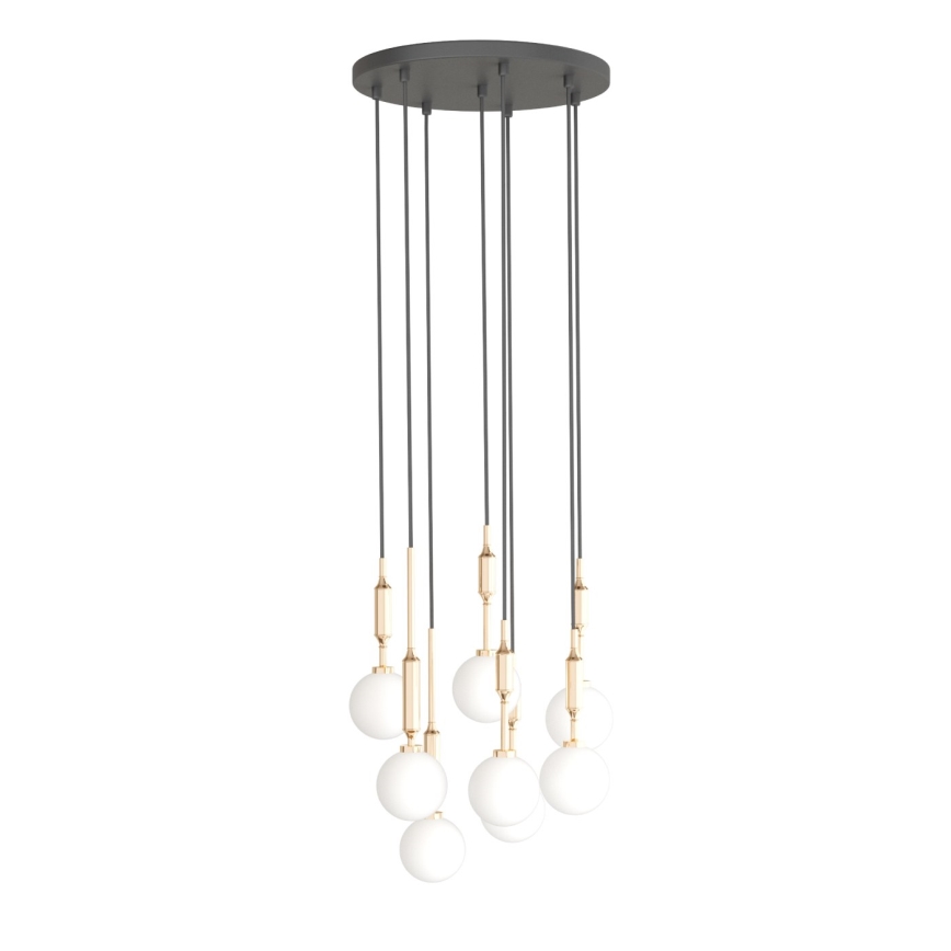 Open Design OR85334 - Lampadario sospeso su cavo ERO 8xG9/8W/230V oro