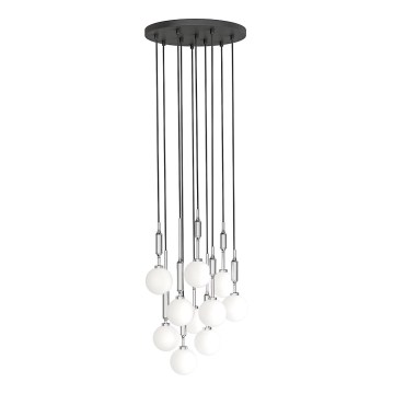 Open Design OR85358 - Lampadario a sospensione su cavo ERO 10xG9/8W/230V cromo lucido