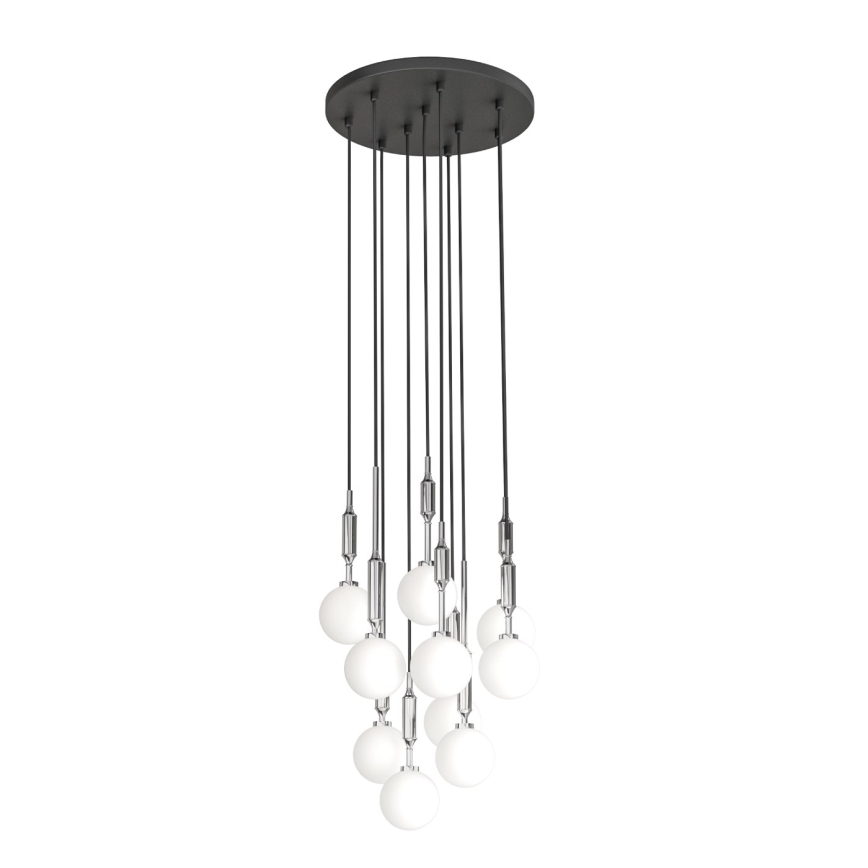 Open Design OR85358 - Lampadario a sospensione su cavo ERO 10xG9/8W/230V cromo lucido