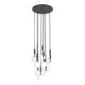 Open Design OR85372 - Lampadario a sospensione su cavo ERO 10xG9/8W/230V nero
