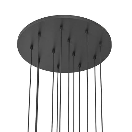 Open Design OR85389 - Lampadario a sospensione ERO su cavo 12xG9/8W/230V cromo lucido