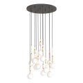 Open Design OR85396 - Lampadario a cavo ERO 12xG9/8W/230V oro