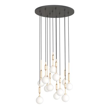 Open Design OR85396 - Lampadario a cavo ERO 12xG9/8W/230V oro