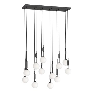 Open Design OR85464 - Lampadario a sospensione con cavo ERO 12xG9/8W/230V nero
