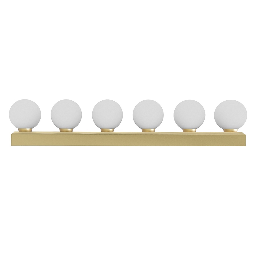 Open Design OR85686 - Applique da parete per bagno MERINO 6xG9/8W/230V 61 cm IP44 ottone