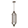 Open Design OR85877 - Lampada su asta ZUNDO 1xE27/15W/230V marrone/beige
