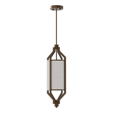 Open Design OR85877 - Lampada su asta ZUNDO 1xE27/15W/230V marrone/beige