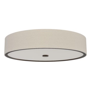 Open Design OR85990 - Plafoniera ZALINDRO 4xE27/15W/230V Ø 54,5 cm beige/marrone