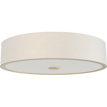 Open Design OR86034 - Plafoniera ZALINDRO 6xE27/15W/230V Ø 74,5 cm bianco/ottone