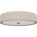 Open Design OR86041 - Plafoniera ZALINDRO 6xE27/15W/230V Ø 74,5 cm beige/marrone