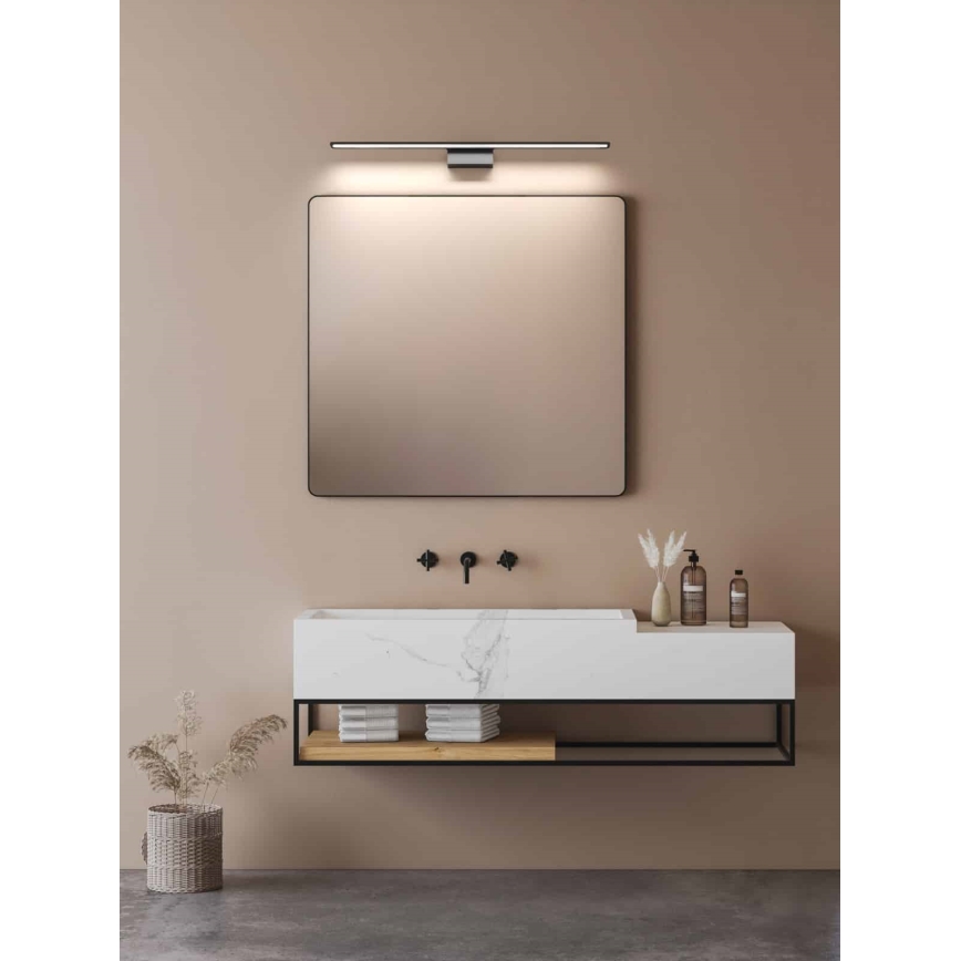 Open Design OR86164 - Illuminazione a LED per specchio da bagno LUCE LED/12W/230V 3000/4500/6500K 91,5 cm IP44 nera