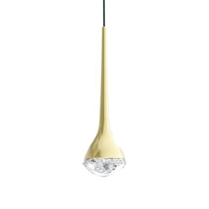 Open Design OR86171 - Lampadario LED sospeso con cavo CRIMA LED/7W/230V, ottone