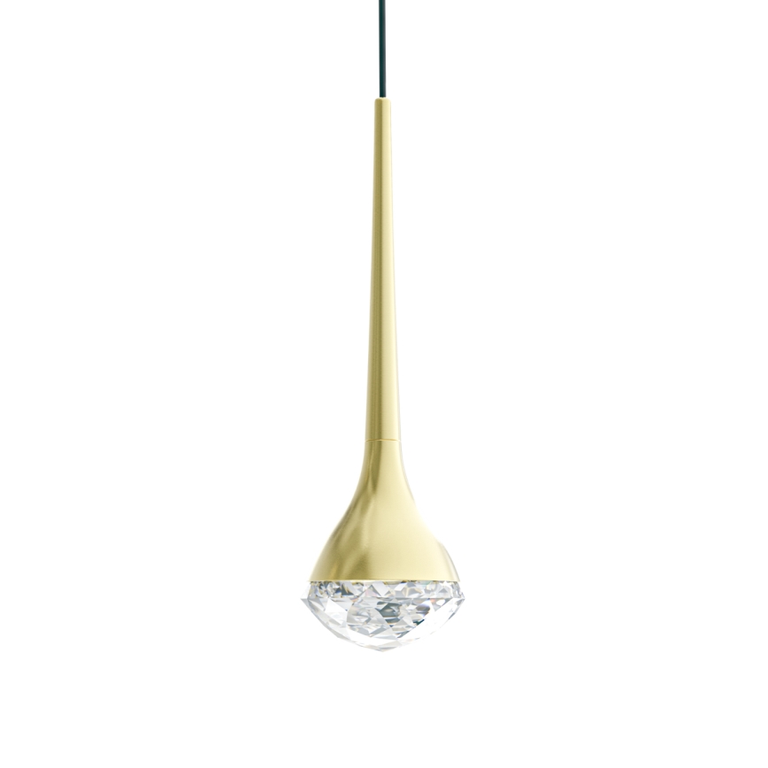 Open Design OR86171 - Lampadario LED sospeso con cavo CRIMA LED/7W/230V, ottone