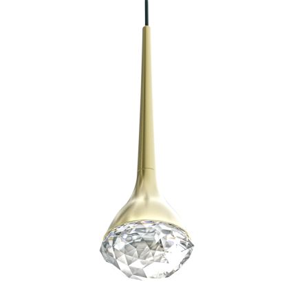Open Design OR86171 - Lampadario LED sospeso con cavo CRIMA LED/7W/230V, ottone