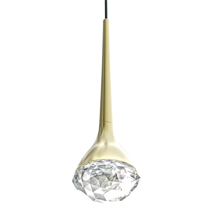 Open Design OR86171 - Lampadario LED sospeso con cavo CRIMA LED/7W/230V, ottone