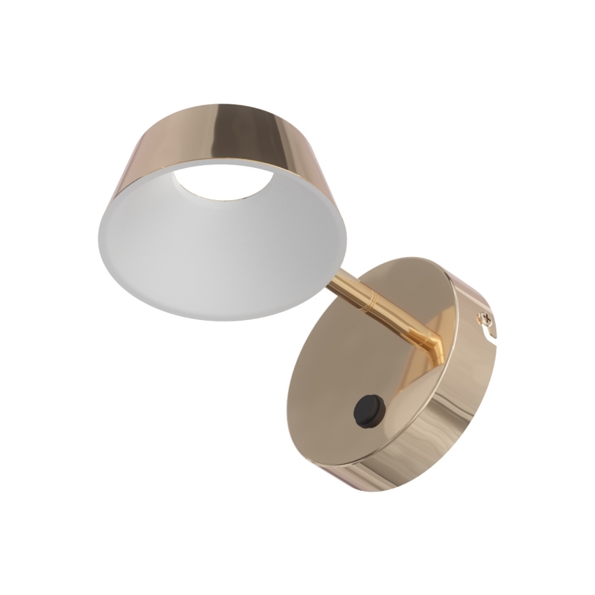 Open Design OR86539 - Lampada da parete a LED TIMO LED/6W/230V 3000/4500/6500K ottone