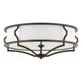 Open Design OR86614 - Plafoniera STESSO 6xE27/12W/230V Ø 85 cm marrone